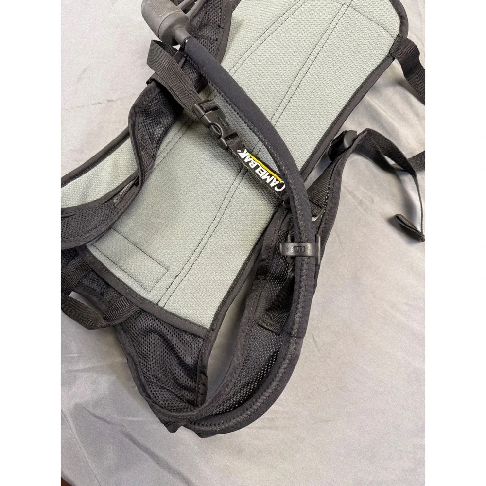 CamelBak Classic Hydration Pack Black Grey Hiking Biking Backpack with Tube Cap